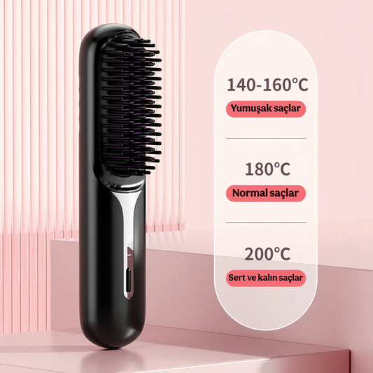ŞARJLI SAÇ DÜZLEŞTİRİCİ TARAK™