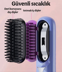 ŞARJLI SAÇ DÜZLEŞTİRİCİ TARAK™