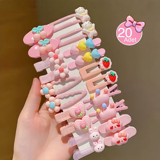 20’li Saç Tokası Seti – Şarjlı Saç Maşasıyla Birlikte